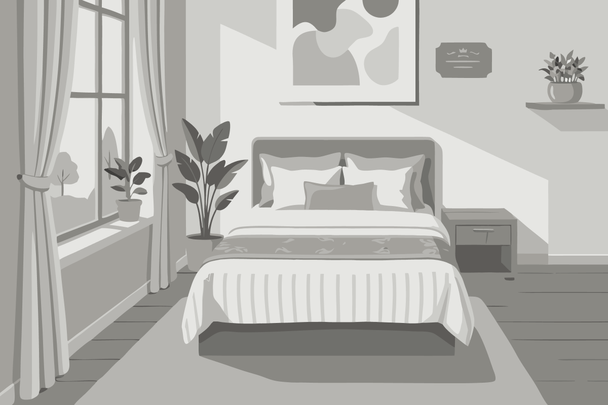 Two-Bedroom Apartment with Garden View